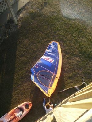 Surfing at Island Creek, USA on April 18th 2016