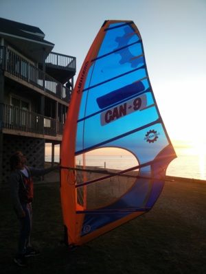 Surfing at Island Creek, USA on April 18th 2016