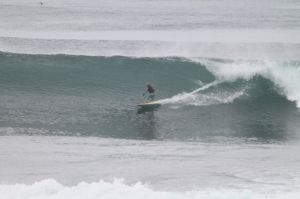 Surfing at El Sunzal, El Salvador on June 20th 2016