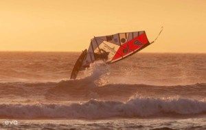 Surfing at Tableview, South Africa on February 6th 2017