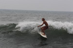 Surfing at El Sunzal, El Salvador on March 27th 2016