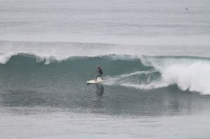 Surfing at El Sunzal, El Salvador on June 20th 2016