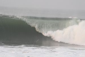 Surfing at Punta Mango, El Salvador on April 17th 2014