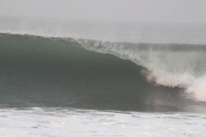 Surfing at Punta Mango, El Salvador on April 17th 2014