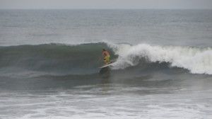 Surfing at Punta Mango, El Salvador on April 17th 2016