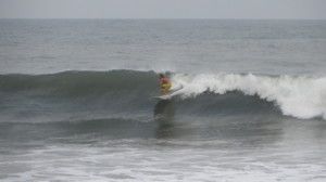 Surfing at Punta Mango, El Salvador on April 17th 2016