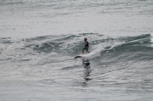 Surfing at El Sunzal, El Salvador on June 20th 2016